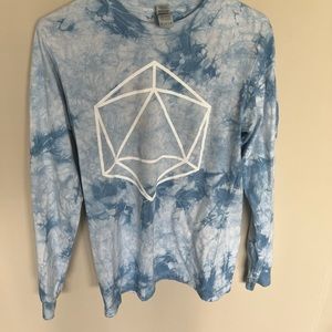 Odezsa tie dye long sleeve concert shirt